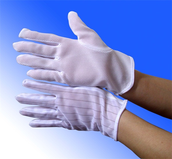 Anti-static point of beads gloves 001
